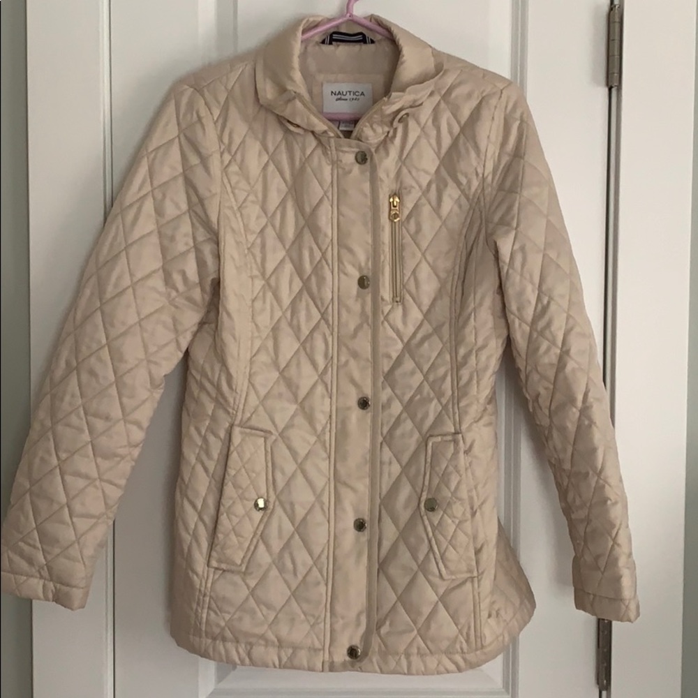 Nautica Cream Colored Jacket - Picture 1 of 4